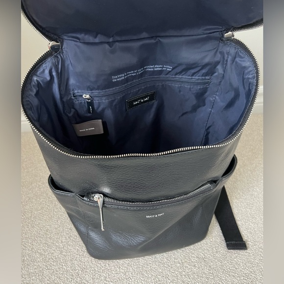 Matt & Nat, Brave vegan backpack, Purity, Black - Picture 5 of 5